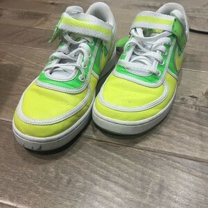 Kids Green and Yellow Sneakers